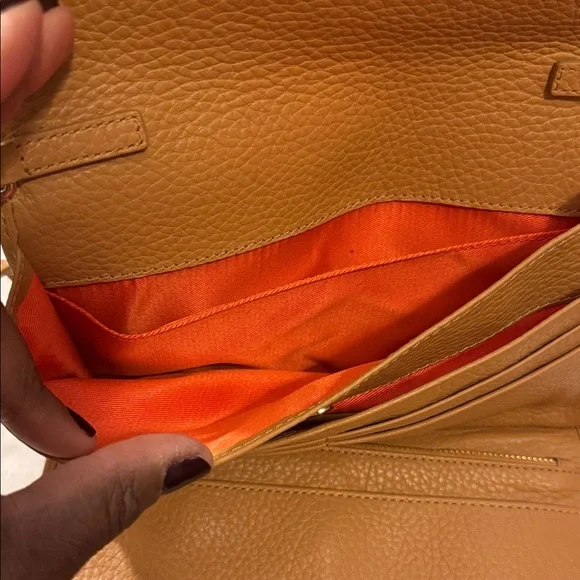 Chico’s Convertible Crossbody Bag Wallet Clutch Leather Purse - Picture 7 of 9